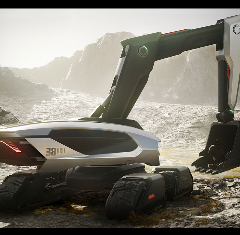 Doosan Unmanned Excavator // CONCEPT-X